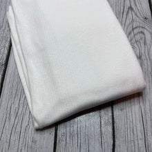 Load image into Gallery viewer, Ready to Ship Rib Knit Solid Lightweight White makes great bows, head wraps, bummies, and more.