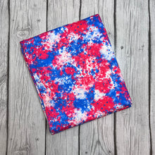Load image into Gallery viewer, Ready to Ship DBP Fourth of July Paint Splat makes great bows, head wraps, bummies, and more.