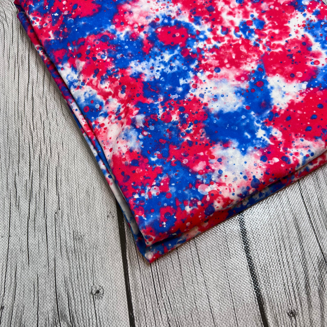 Ready to Ship DBP Fourth of July Paint Splat makes great bows, head wraps, bummies, and more.