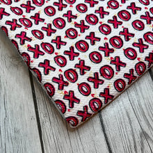 Load image into Gallery viewer, Ready to Ship Bullet Red XOXO Valentine makes great bows, head wraps, bummies, and more.