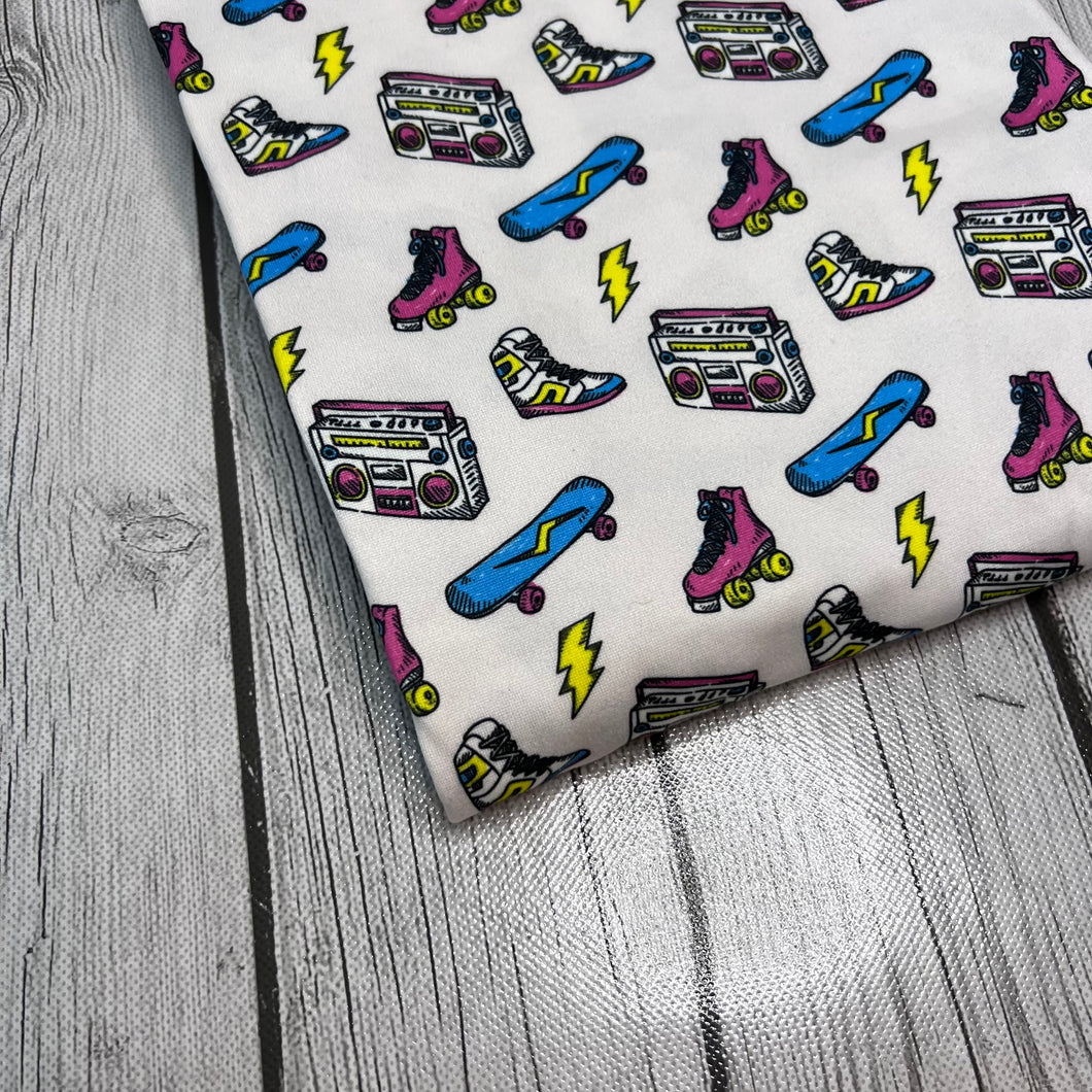 Ready to Ship DBP 90s Skate Jam Boy Print makes great bows, head wraps, bummies, and more.