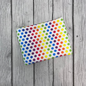 Ready to Ship Bullet fabric Rainbow Shapes Bundles makes great bows, head wraps, bummies, and more.