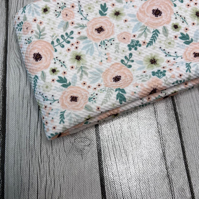Ready to Ship Bullet Pastel Boho Floral makes great bows, head wraps, bummies, and more.