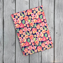 Load image into Gallery viewer, Ready to Ship Bullet Navy Tropical Floral makes great bows, head wraps, bummies, and more.