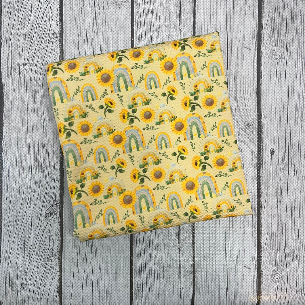 Rainbow best sale knit fabric