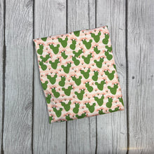 Load image into Gallery viewer, Ready to Ship DBP Pink Stripe Cactus Floral Shapes makes great bows, head wraps, bummies, and more.