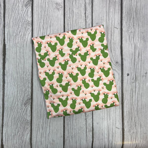 Ready to Ship DBP Pink Stripe Cactus Floral Shapes makes great bows, head wraps, bummies, and more.