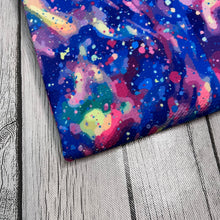 Load image into Gallery viewer, Ready to Ship Bullet Milky Way Seasons Paint Splat makes great bows, head wraps, bummies, and more.