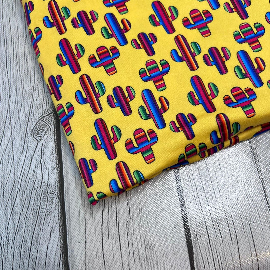Ready to Ship DBP Cactus Serape Floral Western makes great bows, head wraps, bummies, and more.