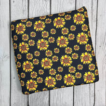 Load image into Gallery viewer, Pre-Order Bullet, DBP, Velvet and Rib Knit fabric Cheetah Sunflowers Floral Animals makes great bows, head wraps, bummies, and more.