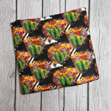 Load image into Gallery viewer, Ready to Ship DBP Fabric Aztec Western Cactus Floral makes great bows, head wraps, bummies, and more.