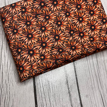 Load image into Gallery viewer, Ready to Ship Bullet fabric Cowgirl Leather Floral Western makes great bows, head wraps, bummies, and more.
