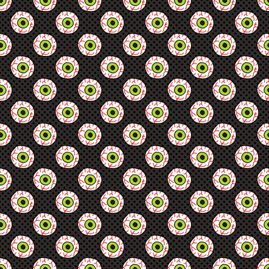 Pre-Order Bullet, DBP, Velvet and Rib Knit fabric Spooky Eyeballs Halloween makes great bows, head wraps, bummies, and more.