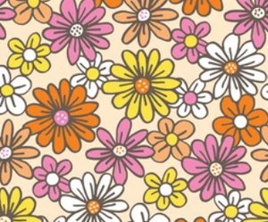 Pre-Order Pink, Orange and Yellow Floral Bullet, DBP, Rib Knit, Cotton Lycra + other fabrics