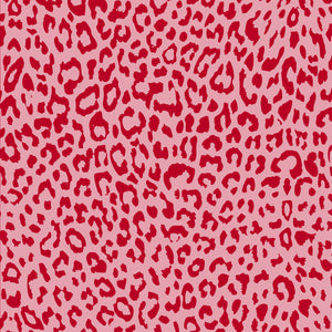Pre-Order Red Cheetah Animals Bullet, DBP, Rib Knit, Cotton Lycra + other fabrics