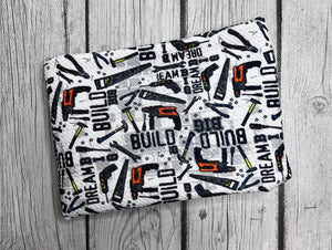 Pre-Order Build It Construction Boy Print Bullet, DBP, Rib Knit, Cotton Lycra + other fabrics