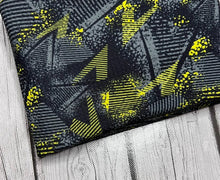 Load image into Gallery viewer, Pre-Order Black and Yellow Boy Print Bullet, DBP, Rib Knit, Cotton Lycra + other fabrics