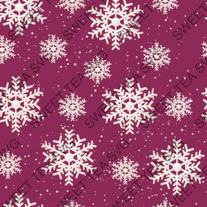 Pre-Order Bullet, DBP, Velvet and Rib Knit fabric Plum Snowflakes Christmas makes great bows, head wraps, bummies, and more.