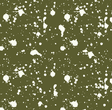 Pre-Order Bullet, DBP, Velvet and Rib Knit fabric Olive Green Bleach Paint Splat makes great bows, head wraps, bummies, and more.
