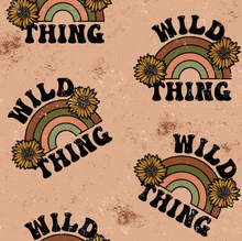 Load image into Gallery viewer, Ready to Ship DBP Vintage Wild Thing Rainbow Sunflower Title Floral Seasons makes great bows, head wraps, bummies, and more.
