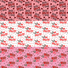 Load image into Gallery viewer, Pre-Order Bullet, DBP, Velvet and Rib Knit Fabric 6 in 1 Valentine makes great bows, head wraps, bummies, and more.