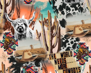 Pre-Order Western Vibes Animals Bullet, DBP, Rib Knit, Cotton Lycra + other fabrics