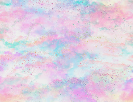 Pre-Order Watercolor Sky Clouds Paint Splat Bullet, DBP, Rib Knit, Cotton Lycra + other fabrics