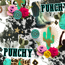 Load image into Gallery viewer, Pre-Order Punchy Cowboy Floral Western Animals Bullet, DBP, Rib Knit, Cotton Lycra + other fabrics