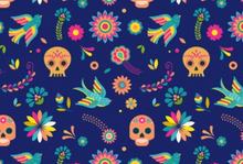 Load image into Gallery viewer, Pre-Order Bullet, DBP, Velvet and Rib Knit fabric Cinco De Mayo Celebration Animals makes great bows, head wraps, bummies, and more.