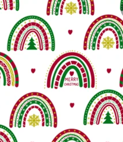 Pre-Order Bullet, DBP, Velvet and Rib Knit fabric Merry Christmas Rainbows Season makes great bows, head wraps, bummies, and more.
