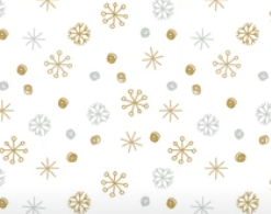 Pre-Order Bullet, DBP, Velvet and Rib Knit fabric Gold and Silver Snowflakes Christmas makes great bows, head wraps, bummies, and more.