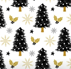 Pre-Order Bullet, DBP, Velvet and Rib Knit fabric Black and Gold Christmas makes great bows, head wraps, bummies, and more.