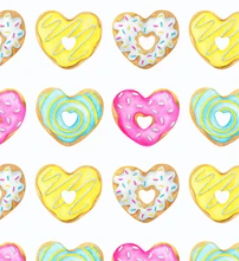 Pre-Order Bullet, DBP, Velvet and Rib Knit fabric Valentine Donuts Food Shapes makes great bows, head wraps, bummies, and more.