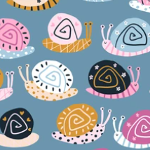 Pre-Order Bullet, DBP, Velvet and Rib Knit fabric Spring Snails Animal makes great bows, head wraps, bummies, and more.