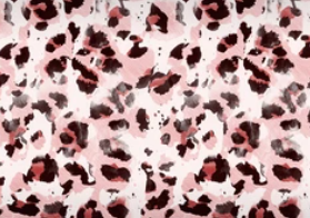 Pre-Order Bullet, DBP, Velvet and Rib Knit fabric Pink Cheetah Animal Paint Splat makes great bows, head wraps, bummies, and more.