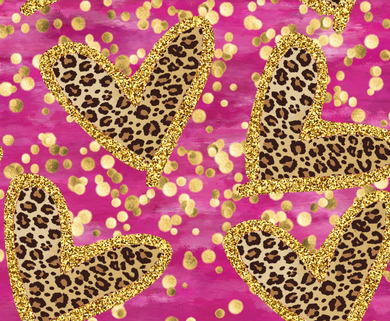 Pre-Order Bullet, DBP, Velvet and Rib Knit fabric Magenta Cheetah Valentine Hearts Animals Shapes makes great bows, head wraps, bummies, and more.