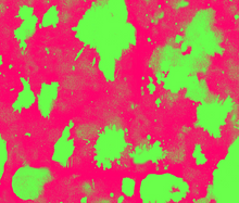 Load image into Gallery viewer, Pre-Order Bullet, DBP, Velvet and Rib Knit fabric Hot Pink and Hot Green Paint Splat makes great bows, head wraps, bummies, and more.