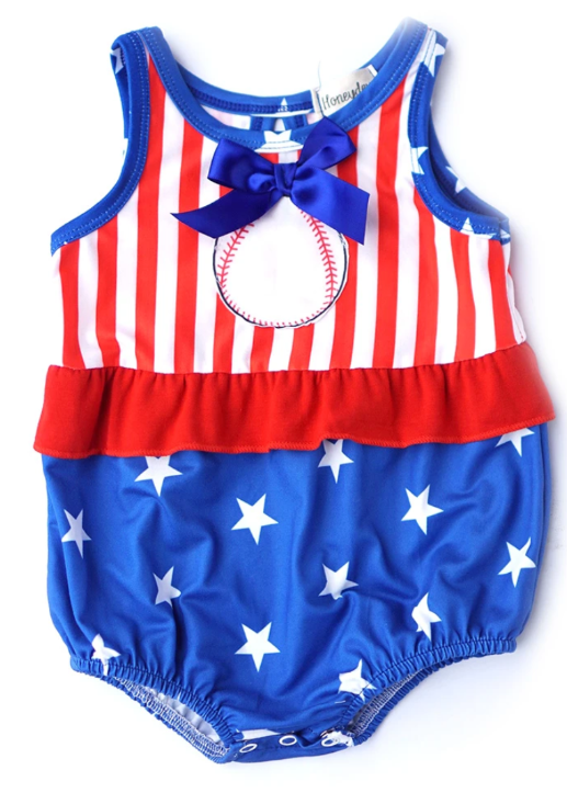 Baseball Romper