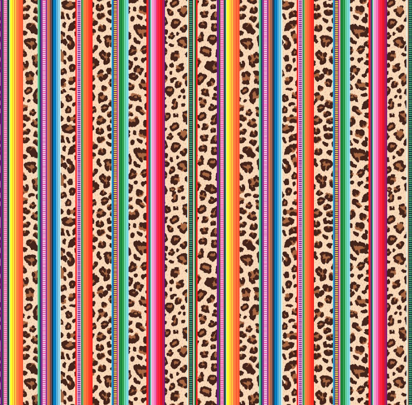 Fall Striped Animals, Bullet Fabric