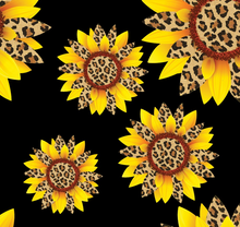 Load image into Gallery viewer, Pre-Order Bullet, DBP, Velvet and Rib Knit fabric Cheetah Sunflowers Floral Animals makes great bows, head wraps, bummies, and more.