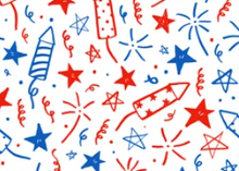 Load image into Gallery viewer, Pre-Order Bullet, DBP, Velvet and Rib Knit fabric Fourth of July BBQ Fireworks makes great bows, head wraps, bummies, and more.