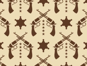 Pre-Order Bullet, DBP, Velvet and Rib Knit fabric I'm the Sheriff Western Boy Print makes great bows, head wraps, bummies, and more.