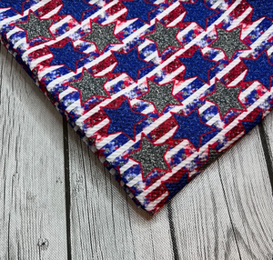 Ready To Ship Bullet Stars and Stripes Fourth of July Shapes makes great bows, head wraps, bummies, and more.