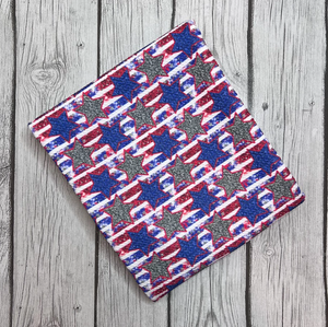 Ready To Ship Bullet Stars and Stripes Fourth of July Shapes makes great bows, head wraps, bummies, and more.