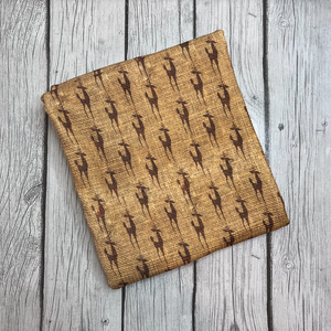 Ready to Ship Bullet Brown Deer Christmas Burlap Animals makes great bows, head wraps, bummies, and more.