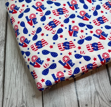 Ready to Ship DBP Fourth of July USA!! makes great bows, head wraps, bummies, and more.