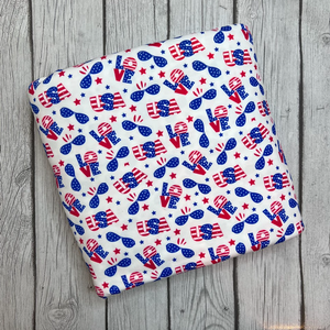 Ready to Ship DBP Fourth of July USA!! makes great bows, head wraps, bummies, and more.