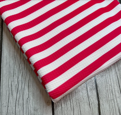 Ready to Ship Bullet Fourth of July Striped Red and White Shapes makes great bows, head wraps, bummies, and more.