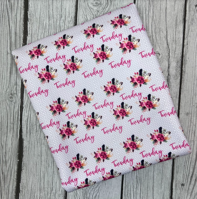 Ready to Ship Bullet Days of the Week Floral Title Bundles makes great bows, head wraps, bummies, and more.