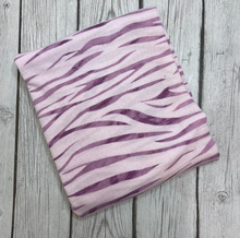Load image into Gallery viewer, Ready to Ship Sweater Knit Purple Zebra Animals makes great bows, bummies, and more, Other